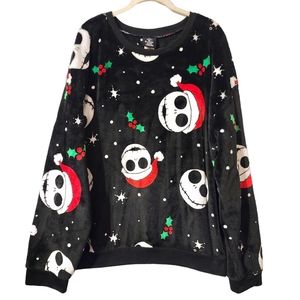 Disney Nightmare Before Christmas Holly Jack Graphic Sweater